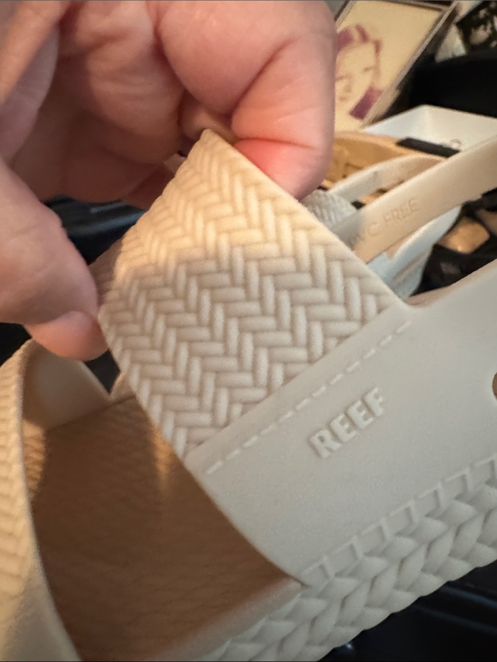 Reef ivory Women's Slingback Sandals - Comfortable Summer Straps, waterproof—SZ6 - Picture 6 of 6